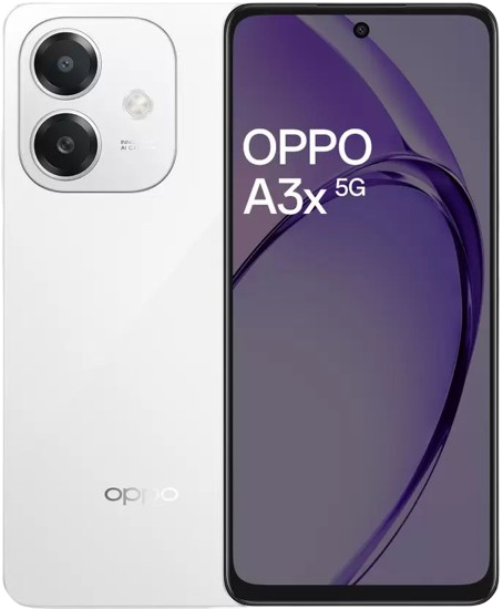 OPPO A3X 5G | 4GB RAM | 128 GB Storage | Starlight White