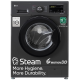 LG Fully Automatic  Front Load Washing Machine | 7Kg | Inverter Direct Drive Technology | Middle Black | FHM1207SDM