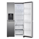 LG Side by Side Refrigerator | Frost Free | 3 Star | 630L | Water & Ice Dispenser | Shiny Steel | GL-L257CPZ3 DPZZEBN SBS