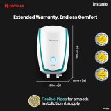 Havells Instanio Instant Water Heater | 3 L | 3000 W | White & Blue