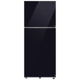 Samsung Frost Free Double Door Refrigerator | 396 L | 2 Star | Black Glass | RT41DB6A4B22HL