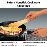 Hawkins Futura Non Stick Fry Pan | Aluminium | Black | NF24