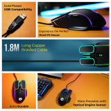 Lapcare Voyager Champ Gaming RBG Mouse | 7200dpi | LGM-201