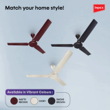 IMPEX AERO HAVANA High Speed Ceiling Fan | 1200mm | Smoke Brown