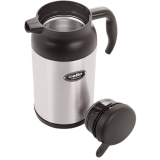 cello Armour Double Walled Vacuum Insulated Carafe Flask | 800 ml | Silver & Black