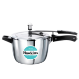 Hawkins Triply Stainless Steel Pressure Cooker | Inner Lid | 4.5 L | Silver