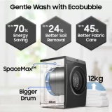 Samsung Fully Automatic Front Load Washing Machine | 12 kg | Navy | WW12DB8B54GSTL