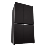 LG 650 L Side by Side Refrigerator | 3 Star | Frost Free | Western Black | GLB257HWB3