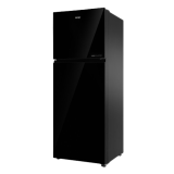 Haier 328L Top Mount Refrigerator | 2 Star | Frost Free | Black Glass Finish | HRF-3782PKG-P