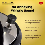 Pigeon Electra Electric Pressure Cooker | 3 L | Silver