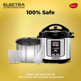 Pigeon Electra Electric Pressure Cooker | 3 L | Silver