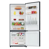 Panasonic 357 L  Frost Free Double Door Bottom Mount Convertible Refrigerator |  2 Star | Diamond Black | NR-BK418BQKN