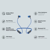 Redmi SonicBass Neckband Bluetooth Headset In the Ear | Blue