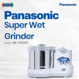 Panasonic Wet Grinder | 2 L | White | MK-SW 200