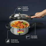 Prestige Svachh Deluxe Alpha stainless steel Pressure Cooker | 3L | 20248