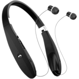 Portronics Harmonics 200 Wireless Stereo Bluetooth Neckband | Black | POR-927