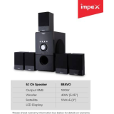 Impex 5.1 Bravo 100 W Multimedia Bluetooth Speaker System | Black