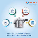 BAJAJ PCX 3 3 L Induction Bottom Pressure Cooker | Aluminium