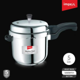 IMPEX EP 5 5 L Induction Bottom Pressure Cooker | Stainless Steel