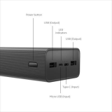 Mi 30000 mAh Power Bank | 18 W | Fast Charging | Black