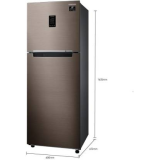 SAMSUNG 288 L Frost Free Double Door 2 Star Convertible Refrigerator | RT34A4632DX/HL | Luxe Bronze