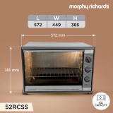 Morphy Richards 52 Litres Oven Toaster Grill 52RCSS | Black