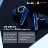 DIZO TechLife Buds Z | True Wireless | Bluetooth Headset | Onyx