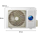 Lloyd BP 1 Ton 3 Star Inverter Split AC | Copper Condenser-GLS12I36WSBP | White