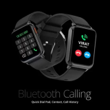 Fire Boltt Hulk | Amoled Bluetooth Calling with 120 sports modes Smartwatch | Black Strap