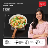 IMPEX Pearl 2855 Non-stick Fry Pan | 28 cm diameter | 3.5 L capacity | Ceramic