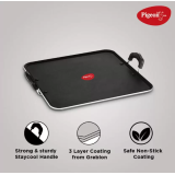 Pigeon Pathri 320 Non-stick Tawa | 30 cm diameter | Black