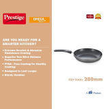 Prestige Aluminium Omega Select Plus Non-Stick Fry Pan | 28cm | Black