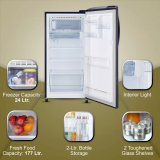 LG | GL-B211HBED | 201 L/3 Star | Direct Cool Single Door Refrigerator | Blue Euphoria