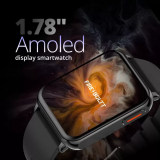 Fire-Boltt Hulk  Amoled Bluetooth Calling Smartwatch | 1.78 inch | Black Strap