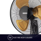 USHA Colossus 400 mm Ultra High Speed 3 Blade Wall Fan | Gold