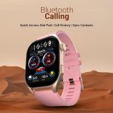 Fire-Boltt Emperor | BSW123  | Bluetooth Calling Smartwatch | GOLD PINK