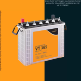 V-Guard | VT165 Tall Tubular Battery | 152Ah  Pure Sine Wave Inverter