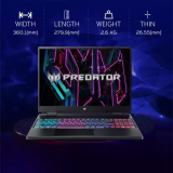 Acer | Predator | Intel Core i7 | 13th Gen | 13700HX | 16 GB | 1 TB SSD | NVIDIA GeForce RTX 4060 | PHN16-71 | Gaming Laptop