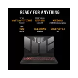 ASUS TUF Gaming F15 | FX507VU-LP083WS | I7-13700H/16GB/512GB SSD/RTX4050-6GB/15.6 FHD/BKLite/WIN11+MSO | ASUS LAP | MECHA GRAY