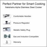 Prestige Nakshatra Alpha 5 L Induction Bottom Pressure Cooker