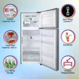 LG | Frost Free Double Door Top Mount |  3 Star Convertible Refrigerator | 398 L | GL-T422VPZX