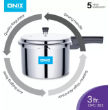 Onix OPC 303 N Aluminium Pressure Cooker | 3 L