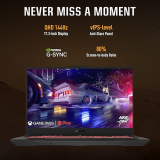 ASUS TUF Gaming A17 Gaming Laptop | FA777XU-HX026WS | 17.3 inch /90 WHr Battery/AMD Ryzen 9/144Hz/6GB/RTX 4050 | 16GB/1TB SSD/Windows 11 | Gray