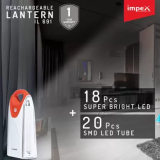 IMPEX IL 691 Lantern Emergency Light | White