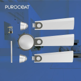 Polycab Eleganz Purocoat Premium 1200 mm Anti Dust Anti Rust Anti fade Anti Microbial Ceiling Fan | Pearl Silver