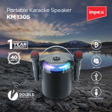 Impex Portable karaoke speaker | KM 1305