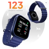 Fire-Boltt Supernova  High Resolution | 368*448px | BT Calling and 123 Sports Modes Smartwatch | Blue Strap