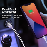 Promate 60W USB-C Car Charger | Bullet-PD60