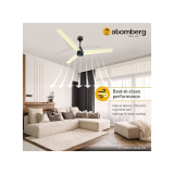 atomberg Renesa 1200mm  | BLDC | Remote Control |  5 star |  | High Air | Ivory & Black