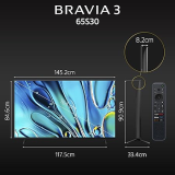 Sony Bravia 3 Ultra HD 4K Smart LED TV | S30 | 164 cm (65 inch) | K 65S30